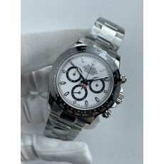 (준비완료/특급배송)NO.3693/초특급 갓성비 데이토나 스틸 세라믹베젤 화이트